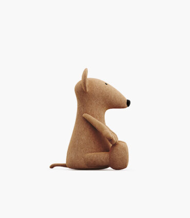 Decorative sitting mouse